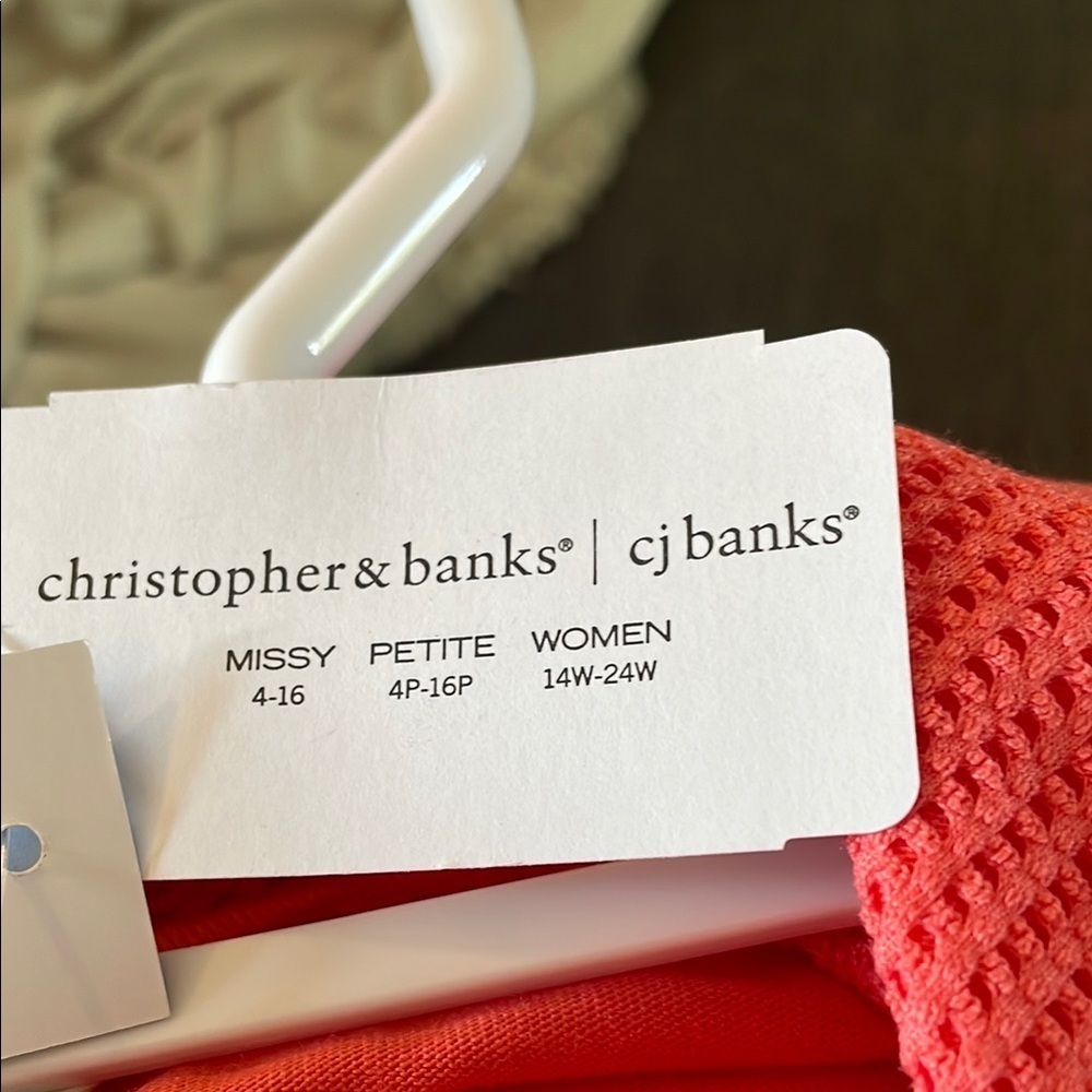 Christopher & Banks Orange Long Sleeve Tee - Picture 6 of 6